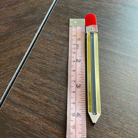 Pencil Dangle Earrings - Picture 2 of 2